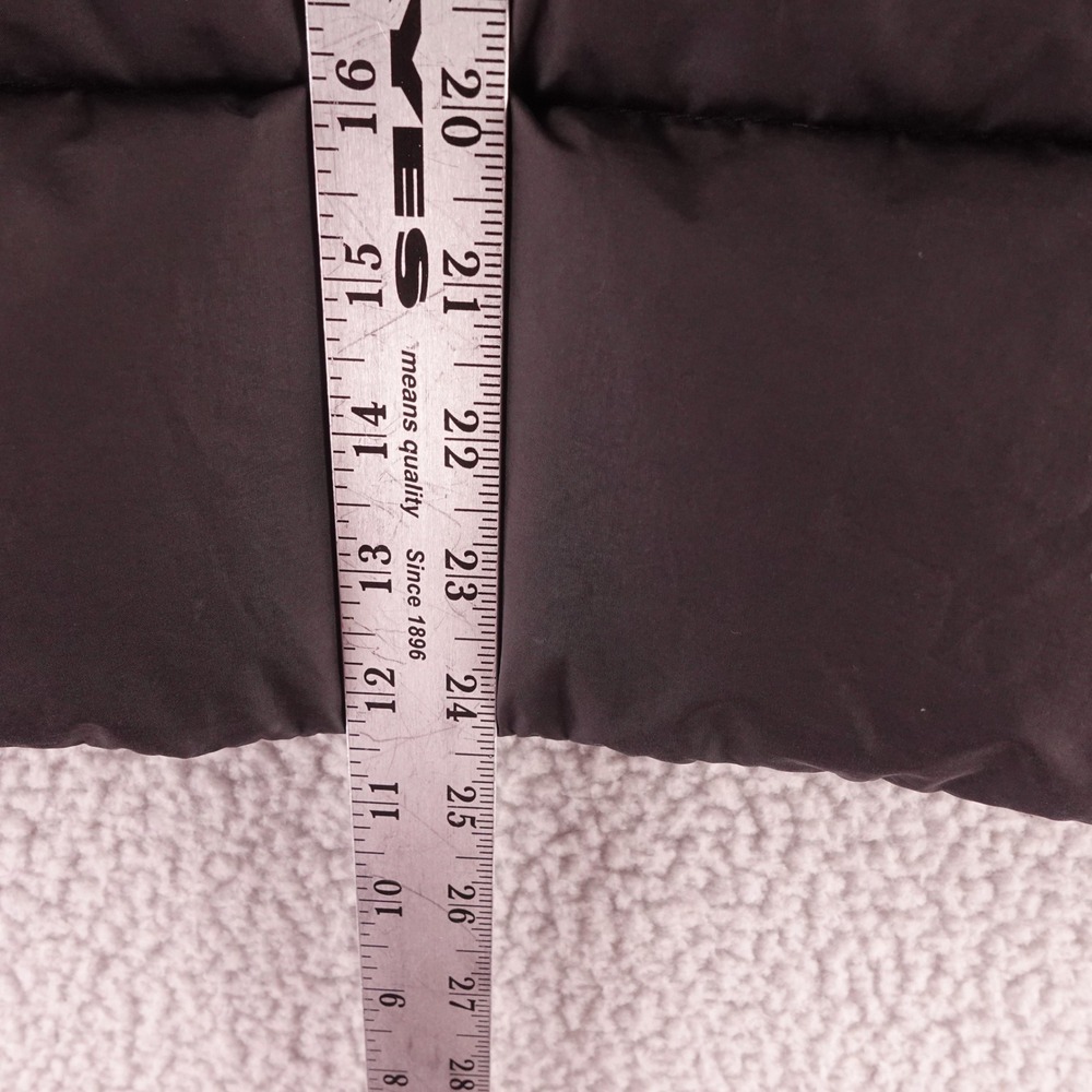 The North Face Womens Medium 550 Down Puffer Vest Black Quilted Insulated Shell - Picture 6 of 8